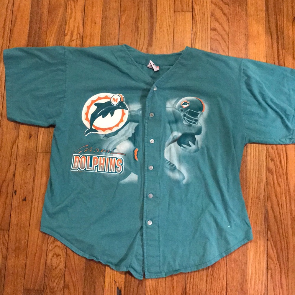 Vintage 1996 Miami Dolphins NFL T-shirt Jersey